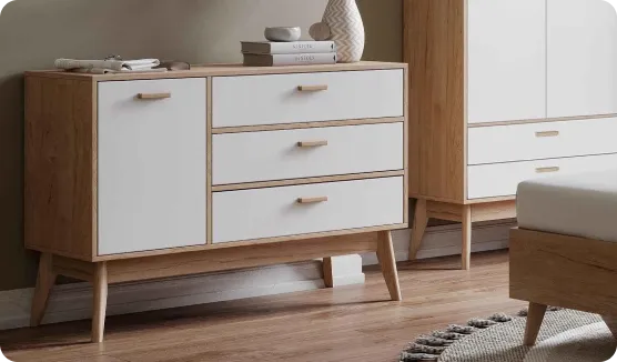 Комод в интерьере спальни: виды конструкций, материалы корпуса и функционал