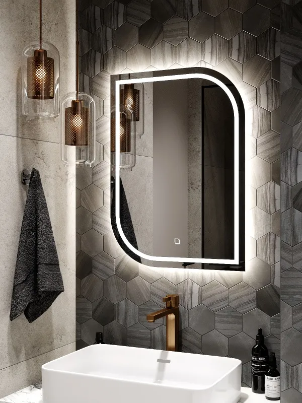 Зеркало навесное Z-17 с подсветкой вертикальное