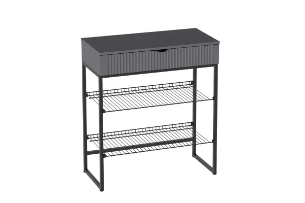 Тумба для обуви "Нора" прихожая Графит