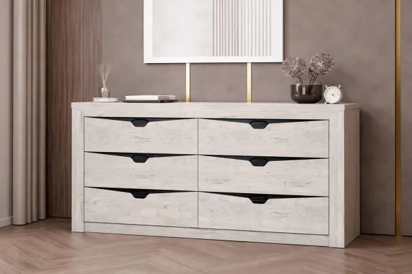 Комод с 6 ящиками "Соренто" спальня