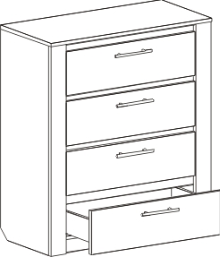 Комод 850 "Элана" спальня Персидский жемчуг