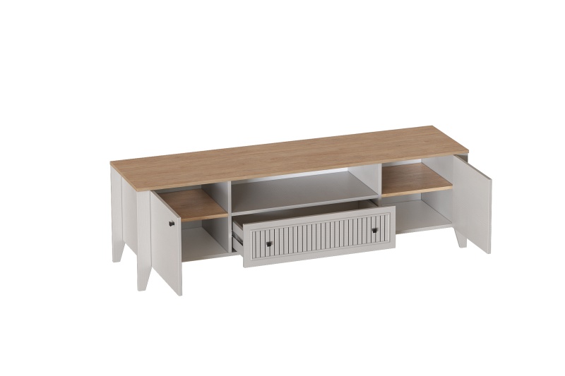 Тумба ТВ 2 дв 1 ящ "Валенсия" гостиная широкая